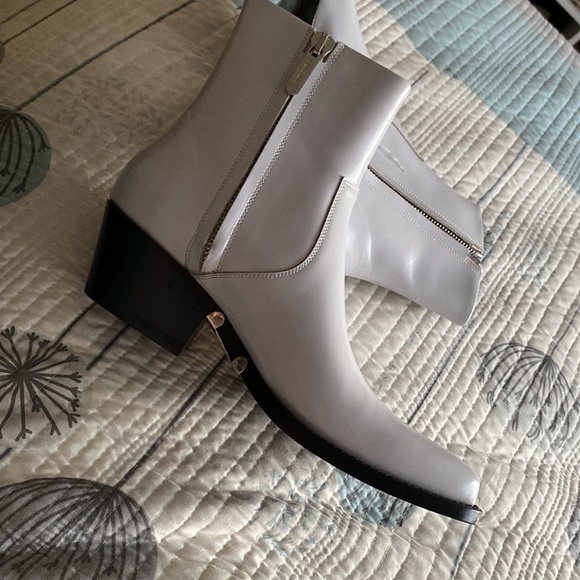 Calvin Klein Leather Western Boots - Picture 7 of 9